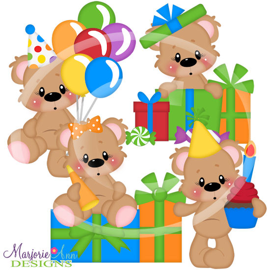 Benny & Belinda Birthday Bash SVG Cutting Files - Click Image to Close